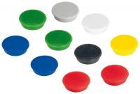 Haftmagnet Ø38mm farb.sortiert 10St