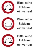 HERMA Etikett keine Reklame 5738 VE3