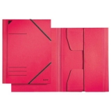 Eckspannermappe  A4  rot