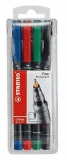 Stabilo OHPen 843/4 M perm 4er Etui