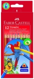 FABER-CASTELL Buntstifte DREIKANT, 12er