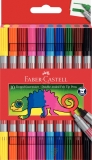 FABER-CASTELL Doppelfasermaler, 10er