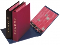 AULFES Münzalbum, 4-Ring-Mechanik,