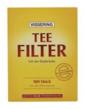 Vissering Teefilter mit Bodenfalte