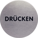 Durable Edelst.-Pikto Drücken 490061