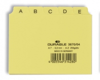 DURABLE Leitregister A - Z, PP, A7