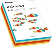 Rainbow Intensiv A4 80g mix pack 5x100BL