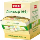 granini Zitronensaft-Sticks, Inhalt: 100