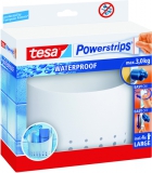 Powerstrips Waterproof Korb, groß, weiß,