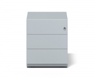 Rollcontainer Note mit Griffleiste, 3 Sc