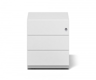 Rollcontainer Note mit Griffleiste, 3 Sc