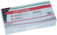 Briefumschlag DIN lang, mit Fenster, haf