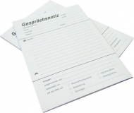 Gesprächsnotizblock A5 70g/m 50 Blatt, e