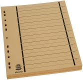 Trennblätter, DIN A4, gelb, vollfarbig,