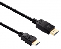 DisplayPort auf HDMI Kabel 5,0 m, schwar