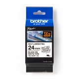 Farbband P-Touch, 24 mm / 8 m, schwarz auf weiø, selbstlaminierend,