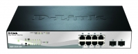 10-Port Layer2 PoE Smart Managed Switch, 8x 10/100/1000Mbit/s TP,