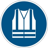 Bodenmarkierungssymbol WARNWESTE