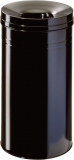 Metall Papierkorb rund, 62,1 Liter schwa