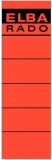 Elba Rückenschilder 04617 rot VE10
