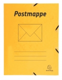 Postmappe A4 Colorspan gelb, Gummizug ohne Klappen - Colorspan,