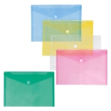 Sichttasche, DIN A4 quer, sortiert, (H x