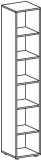 Regal Flex, (H x B x T) 2160 x 400 x 420