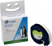 Schriftbandkassette, kompatibel zu Dymo