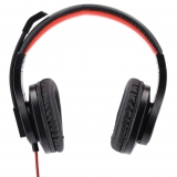 PC-Office-Headset, HS-USB400, Stereo, schwarz, USB-A-Stecker, 2m Kabel,,