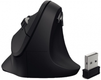 Funkmaus EMW-500 ergonomisch 6Tasten sw
