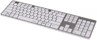 Tastatur Rossano weiß-silber, Slim-Desig