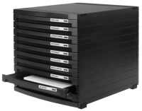 Schubladenbox CONTUR, DIN A4+, 10 Schubl