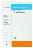 HERMA ADRESSETIKETTEN BOGEN WEISS 105X42