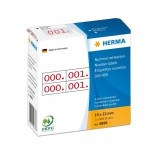 HERMA Nummern-Etiketten 0-999, 10 x 22