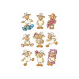 Schmucketikett Magic Schafe, Stone 1Bl 1