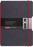 Notizheft flex Leder, A5, kariert 40 Bla