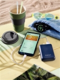 Powerbank mobil XS 10000mAh blau, Lithium-Polymer Akku, Output:,
