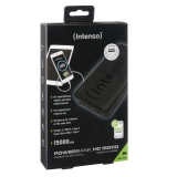 Powerbank mobile 15000 mAh, schwarz, wie