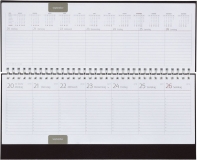 Querkalender 29,8x10,5 cm 1Woche/2Seiten