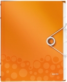 Ordnungsmappe A4 orange metall