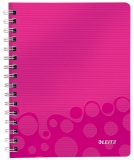 Collegeblock WOW, DIN A5, kariert, pink,
