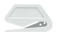 Cutter Secumax,cyan, Einwegmesser aus Ku