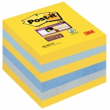 Post-it Super Sticky Notes 6 Blöcke 76 x 76 mm, New York Collection,