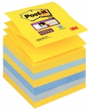 Post-it Super Sticky Z-Notes 6 Blöcke 76 x 76 mm, New York Collection,