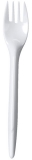 Einweggabeln 175mm aus Polystyrol, weiss