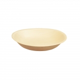 Schale rund, Ü 17,5 cm, Palmblatt, natur