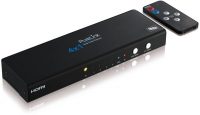 HDMI Umschalter, 4x1+Audio, mit integrie