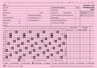 Urlaubs- und Fehltagekarten A5 quer mit