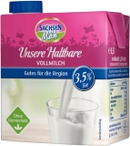 Sachsen H-Milch, 3,5 %, 0,5 Liter mit Sc