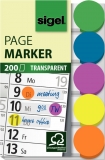 Haftmarker Film 12x50mm gn,bl,pi,ge,or 2